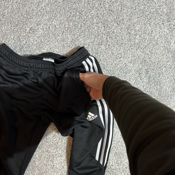 Adidas Track Pants Women Size Small Athletic Streetwear Gorpcore Ankle Zip 2010s - Picture 9 of 14